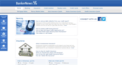 Desktop Screenshot of bankernews.com