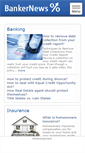 Mobile Screenshot of bankernews.com